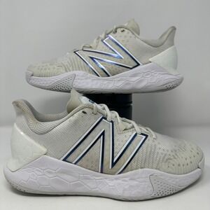New Balance FF Lav Men's‎ Size 7.5 Tennis Shoes White Blue Athletic Sneaker